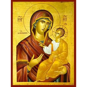 Εικόνα Ορθοδοξίας με περίγραμμα χρυσό σε ξύλο Φλαμουρίας  με  βάση Εικόνα ΠΑΝΑΓΙΑ ΜΕ ΧΡΙΣΤΟ, ΟΔΗΓΗΤΡΙΑ, ΔΙΑΣΩΖΟΥΣΑ Χειροποίητη Ελληνορθόδοξη εικόνα του Ιησού Χριστού, Κρεμαστή πλάκα βυζαντινής τέχνης, χριστιανική τέχνη Διάσταση 15x11 cm (5,9x4,3 ίντσες)  INTRAEK-337757864240