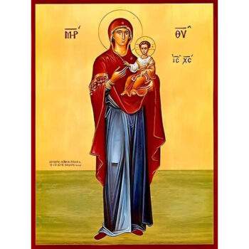 Εικόνα Ορθοδοξίας με περίγραμμα χρυσό σε ξύλο Φλαμουρίας με βάση Εικόνα ΠΑΝΑΓΙΑ ΜΕ ΧΡΙΣΤΟ, ΟΔΗΓΗΤΡΙΑ, ΟΛΟΣΩΜΗ Χειροποίητη Ελληνορθόδοξη εικόνα του Ιησού Χριστού, Κρεμαστή πλάκα βυζαντινής τέχνης, χριστιανική τέχνη Διάσταση 15x11 cm (5,9x4,3 ίντσες) INTRAEK-337757864228 - Image 1