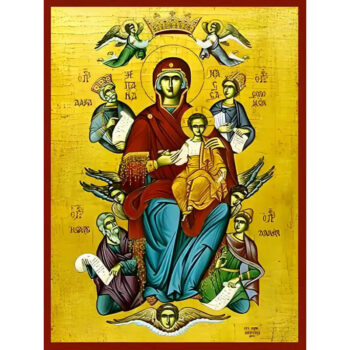 Εικόνα Ορθοδοξίας με περίγραμμα χρυσό σε ξύλο Φλαμουρίας με βάση Εικόνα ΠΑΝΑΓΙΑ ΜΕ ΧΡΙΣΤΟ, ΠΑΝΤΑΝΑΣΣΑ, ΟΛΟΣΩΜΗ Χειροποίητη Ελληνορθόδοξη εικόνα του Ιησού Χριστού, Κρεμαστή πλάκα βυζαντινής τέχνης, χριστιανική τέχνη Διάσταση 15x11 cm (5,9x4,3 ίντσες) INTRAEK-337757863701 - Image 1