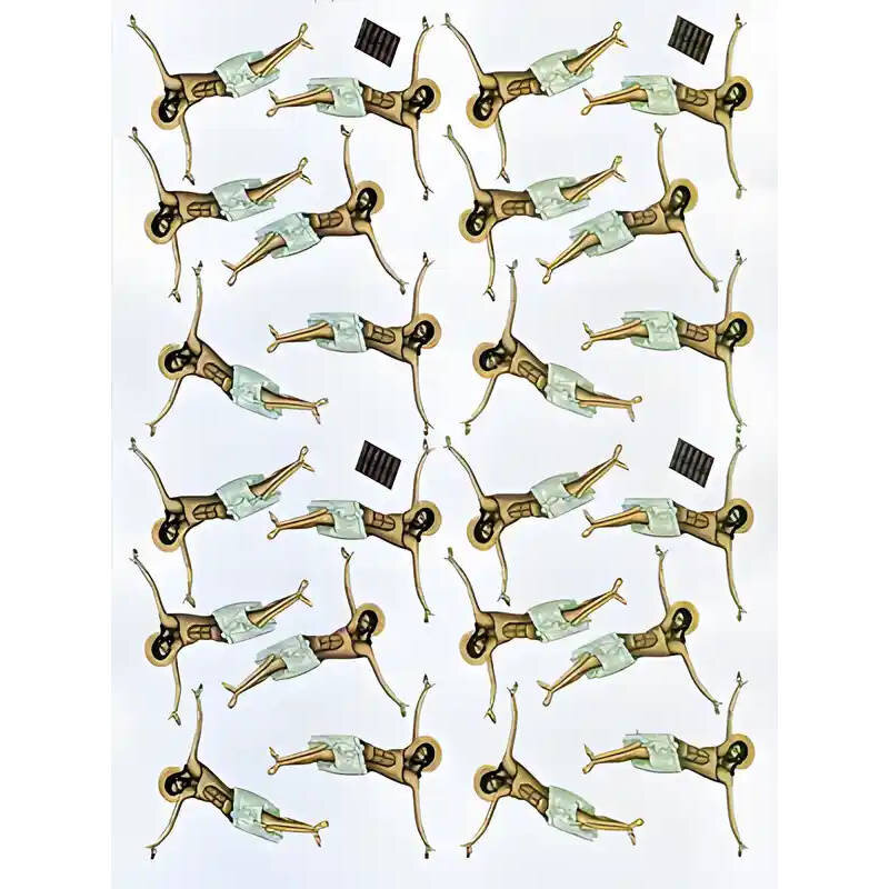 Εικόνα Ορθοδοξίας με περίγραμμα χρυσό σε ξύλο Φλαμουρίας  με  βάση Εικόνα ΣΩΜΑΤΑ ΕΣΤΑΥΡΩΜΕΝΟΥ (ΑΠΟ ΤΗΝ ΣΤΑΥΡΩΣΗ ΜΕΓΕΘΟΥΣ 10Χ14ΕΚ.) ΥΨΟΣ ΣΩΜΑΤΩΝ : 6.1ΕΚ. ΕΚΤΑΣΙΣ ΧΕΙΡΩΝ : 5.7ΕΚ. Χειροποίητη Ελληνορθόδοξη εικόνα του Ιησού Χριστού, Κρεμαστή πλάκα βυζαντινής τέχνης, χριστιανική τέχνη Διάσταση 15x11 cm (5,9x4,3 ίντσες)  INTRAEK-337757864116