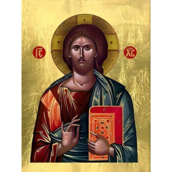 Εικόνα Ορθοδοξίας με περίγραμμα χρυσό σε ξύλο Φλαμουρίας  με  βάση Εικόνα ΧΡΙΣΤΟΣ ΕΥΛΟΓΩΝ Χειροποίητη Ελληνορθόδοξη εικόνα του Ιησού Χριστού, Κρεμαστή πλάκα βυζαντινής τέχνης, χριστιανική τέχνη Διάσταση 15x11 cm (5,9x4,3 ίντσες)  INTRAEK-337757864079 - Image 1