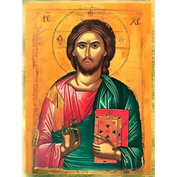 Εικόνα Ορθοδοξίας με περίγραμμα χρυσό σε ξύλο Φλαμουρίας με βάση Εικόνα ΧΡΙΣΤΟΣ ΕΥΛΟΓΩΝ Χειροποίητη Ελληνορθόδοξη εικόνα του Ιησού Χριστού, Κρεμαστή πλάκα βυζαντινής τέχνης, χριστιανική τέχνη Διάσταση 15x11 cm (5,9x4,3 ίντσες) INTRAEK-337757864078 - Image 1