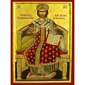 Εικόνα Ορθοδοξίας με περίγραμμα χρυσό σε ξύλο Φλαμουρίας με βάση Εικόνα ΧΡΙΣΤΟΣ ΕΥΛΟΓΩΝ, ΒΑΣΙΛΕΥΣ ΒΑΣΙΛΕΥΟΝΤΩΝ ΚΑΙ ΜΕΓΑΣ ΑΡΧΙΕΡΕΥΣ, ΕΝΘΡΟΝΟΣ Χειροποίητη Ελληνορθόδοξη εικόνα του Ιησού Χριστού, Κρεμαστή πλάκα βυζαντινής τέχνης, χριστιανική τέχνη Διάσταση 15x11 cm (5,9x4,3 ίντσες) INTRAEK-337757864072 - Image 1