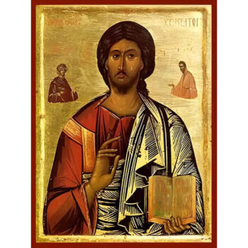 Εικόνα Ορθοδοξίας με περίγραμμα χρυσό σε ξύλο Φλαμουρίας με βάση Εικόνα ΧΡΙΣΤΟΣ ΕΥΛΟΓΩΝ, ΠΑΝΤΟΚΡΑΤΩΡ Χειροποίητη Ελληνορθόδοξη εικόνα του Ιησού Χριστού, Κρεμαστή πλάκα βυζαντινής τέχνης, χριστιανική τέχνη Διάσταση 15x11 cm (5,9x4,3 ίντσες) INTRAEK-337757864028 - Image 1