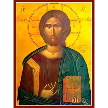 Εικόνα Ορθοδοξίας με περίγραμμα χρυσό σε ξύλο Φλαμουρίας με βάση Εικόνα ΧΡΙΣΤΟΣ ΕΥΛΟΓΩΝ, ΧΩΡΑ ΤΩΝ ΖΩΝΤΩΝ Χειροποίητη Ελληνορθόδοξη εικόνα του Ιησού Χριστού, Κρεμαστή πλάκα βυζαντινής τέχνης, χριστιανική τέχνη Διάσταση 15x11 cm (5,9x4,3 ίντσες) INTRAEK-337757864022 - Image 1