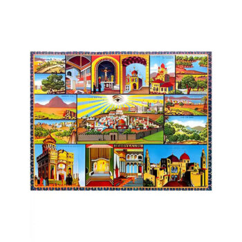 Εικόνα Ορθοδοξίας με περίγραμμα χρυσό σε ξύλο Φλαμουρίας  με  βάση Εικόνα ΙΕΡΟΥΣΑΛΗΜ Χειροποίητη Ελληνορθόδοξη εικόνα του Ιησού Χριστού, Κρεμαστή πλάκα βυζαντινής τέχνης, χριστιανική τέχνη Διάσταση 15x11 cm (5,9x4,3 ίντσες)  INTRAEK-337757863872 - Image 1