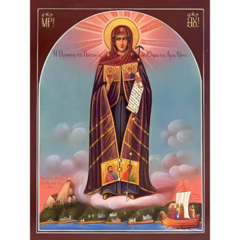 Εικόνα Ορθοδοξίας με περίγραμμα χρυσό σε ξύλο Φλαμουρίας με βάση Εικόνα ΠΑΝΑΓΙΑ, ΗΓΟΥΜΕΝΗ ΤΟΥ ΑΓΙΟΥ ΟΡΟΥΣ, ΟΛΟΣΩΜΗ Χειροποίητη Ελληνορθόδοξη εικόνα του Ιησού Χριστού, Κρεμαστή πλάκα βυζαντινής τέχνης, χριστιανική τέχνη Διάσταση 15x11 cm (5,9x4,3 ίντσες) INTRAEK-337757863823 - Image 1