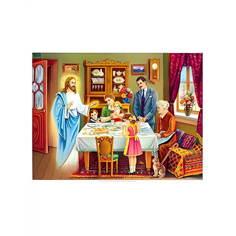 Εικόνα Ορθοδοξίας με περίγραμμα χρυσό σε ξύλο Φλαμουρίας  με  βάση Εικόνα ΧΡΙΣΤΟΣ ΕΥΛΟΓΩΝ ΤΗΝ ΟΙΚΟΓΕΝΕΙΑ Χειροποίητη Ελληνορθόδοξη εικόνα του Ιησού Χριστού, Κρεμαστή πλάκα βυζαντινής τέχνης, χριστιανική τέχνη Διάσταση 15x11 cm (5,9x4,3 ίντσες)  INTRAEK-337757863800