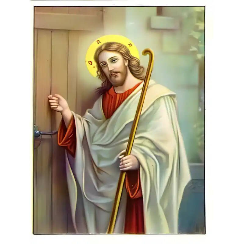 Εικόνα Ορθοδοξίας με περίγραμμα χρυσό σε ξύλο Φλαμουρίας  με  βάση Εικόνα ΧΡΙΣΤΟΣ, ΚΡΟΥΩΝ ΤΗΝ ΘΥΡΑΝ Χειροποίητη Ελληνορθόδοξη εικόνα του Ιησού Χριστού, Κρεμαστή πλάκα βυζαντινής τέχνης, χριστιανική τέχνη Διάσταση 15x11 cm (5,9x4,3 ίντσες)  INTRAEK-337757863793