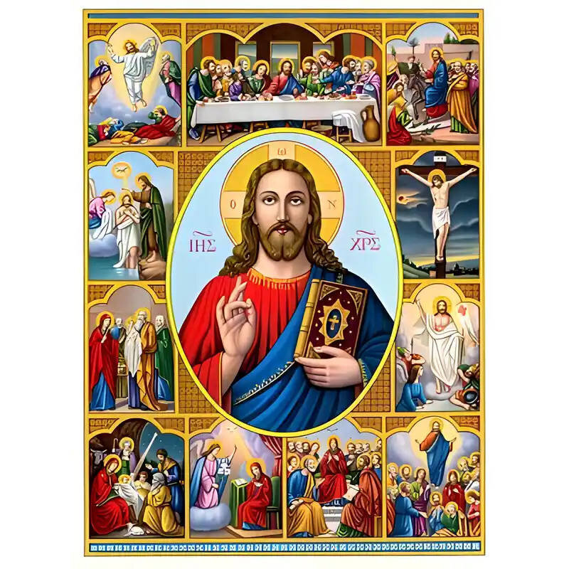 Εικόνα Ορθοδοξίας με περίγραμμα χρυσό σε ξύλο Φλαμουρίας  με  βάση Εικόνα ΧΡΙΣΤΟΣ, Ο ΒΙΟΣ Χειροποίητη Ελληνορθόδοξη εικόνα του Ιησού Χριστού, Κρεμαστή πλάκα βυζαντινής τέχνης, χριστιανική τέχνη Διάσταση 15x11 cm (5,9x4,3 ίντσες)  INTRAEK-337757863792