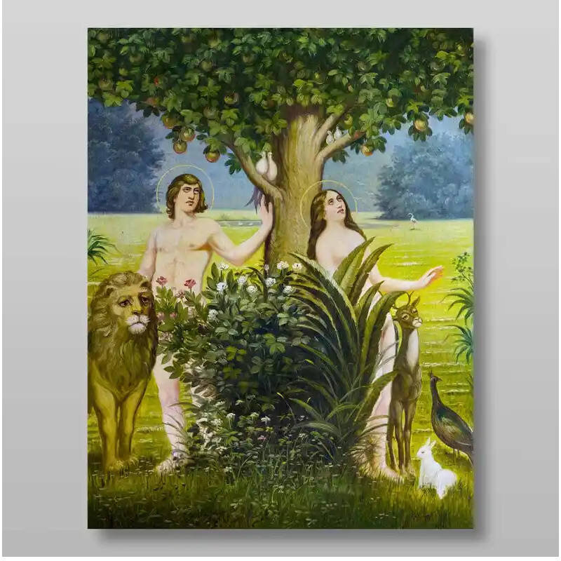 Εικόνα Ορθοδοξίας με περίγραμμα χρυσό σε ξύλο Φλαμουρίας  με  βάση Παράδεισος για  ορθόδοξων πινάκων.Χειροποίητη Ελληνορθόδοξη , Κρεμαστή πλάκα βυζαντινής τέχνης, χριστιανική τέχνη Διάσταση 50x40 cm (19,7 x 15,8 ίντσες) INTRAEK-65432877