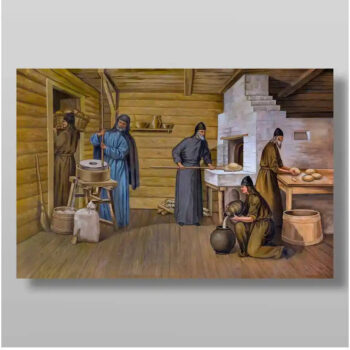 Εικόνα Ορθοδοξίας με περίγραμμα χρυσό σε ξύλο Φλαμουρίας με βάση Monastery Bakery Χειροποίητη Ελληνορθόδοξη , Κρεμαστή πλάκα βυζαντινής τέχνης, χριστιανική τέχνη Διάσταση 50x40 cm (19,7 x 15,8 ίντσες) INTRAEK-65432868 - Image 1